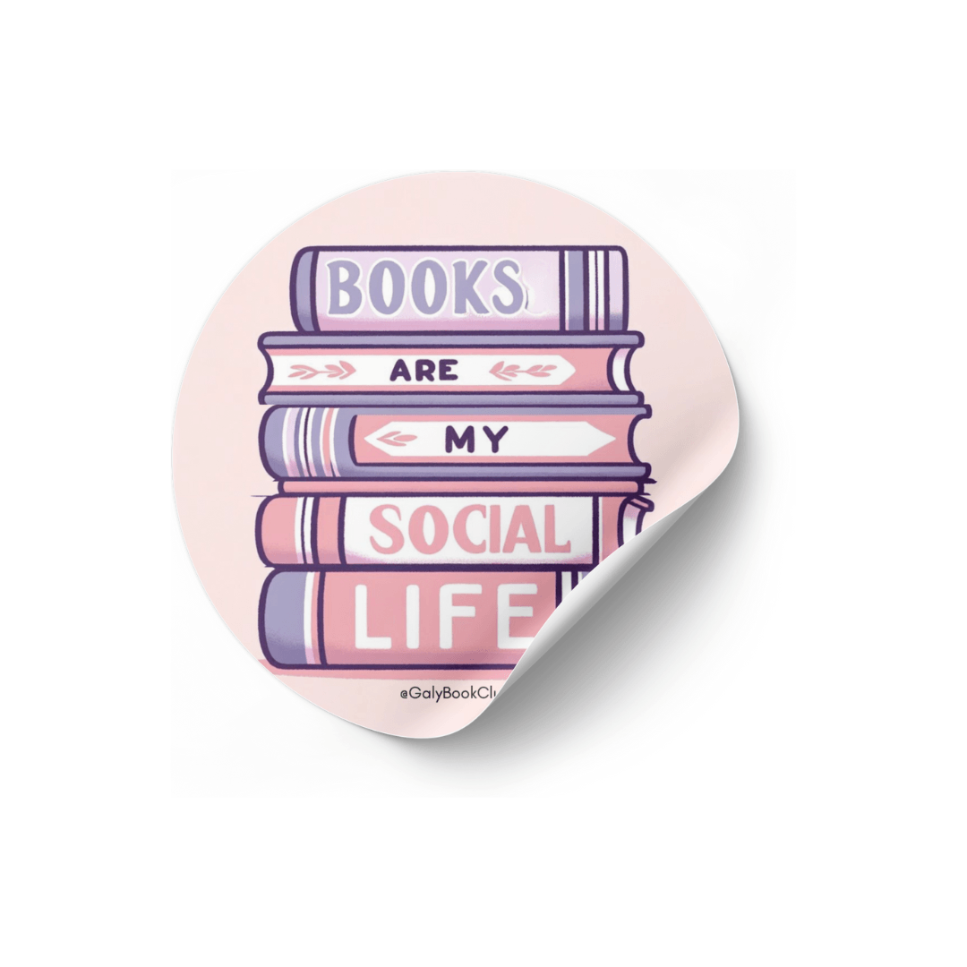 7 pack book lovers stickers