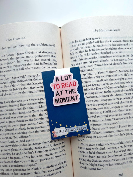 A Lot to Read - Magnetic Bookmark