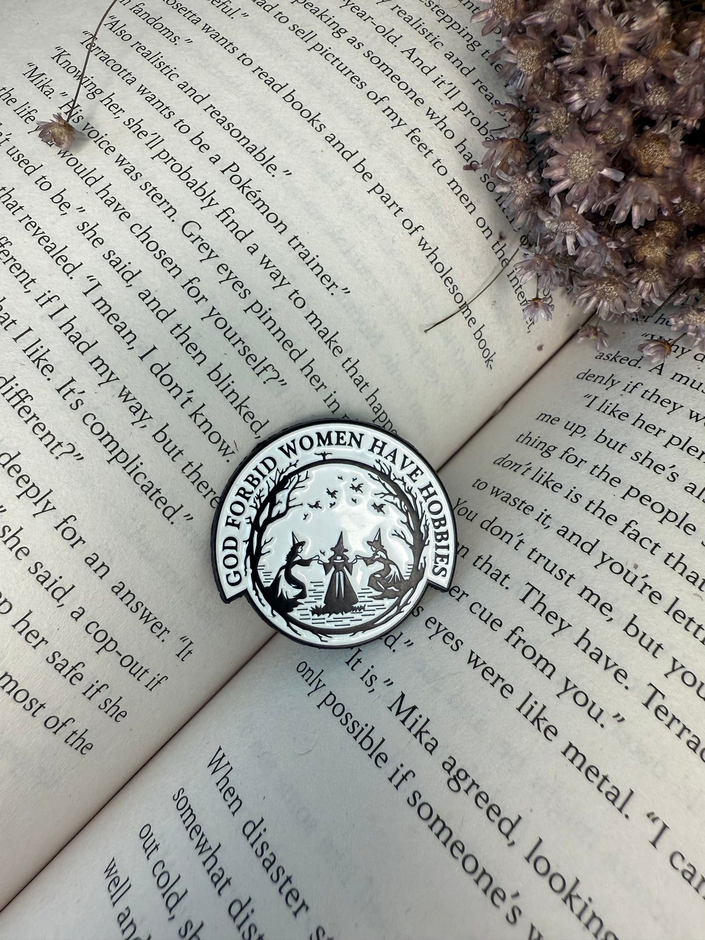 Women have hobbies pin