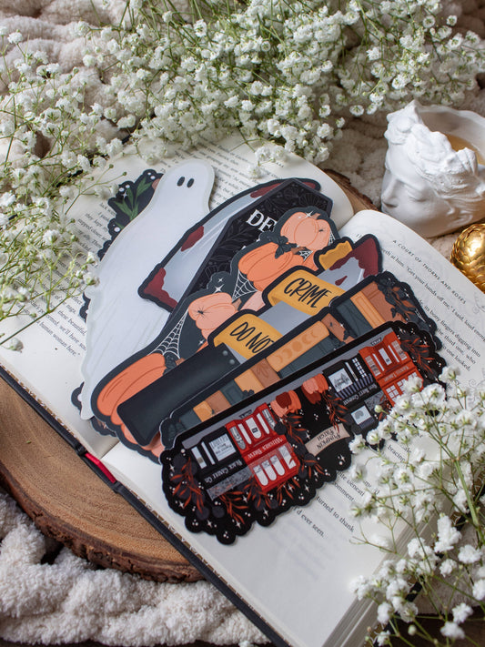 Autumn / Halloween Die-Cut Bookmarks