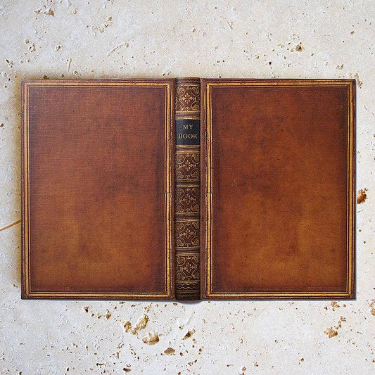 My Book Vintage Tan Brown / Universal Fit Cover for all Kindle & eReaders
