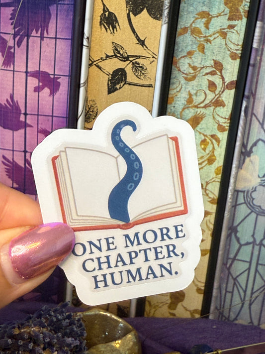 One more chapter sticker