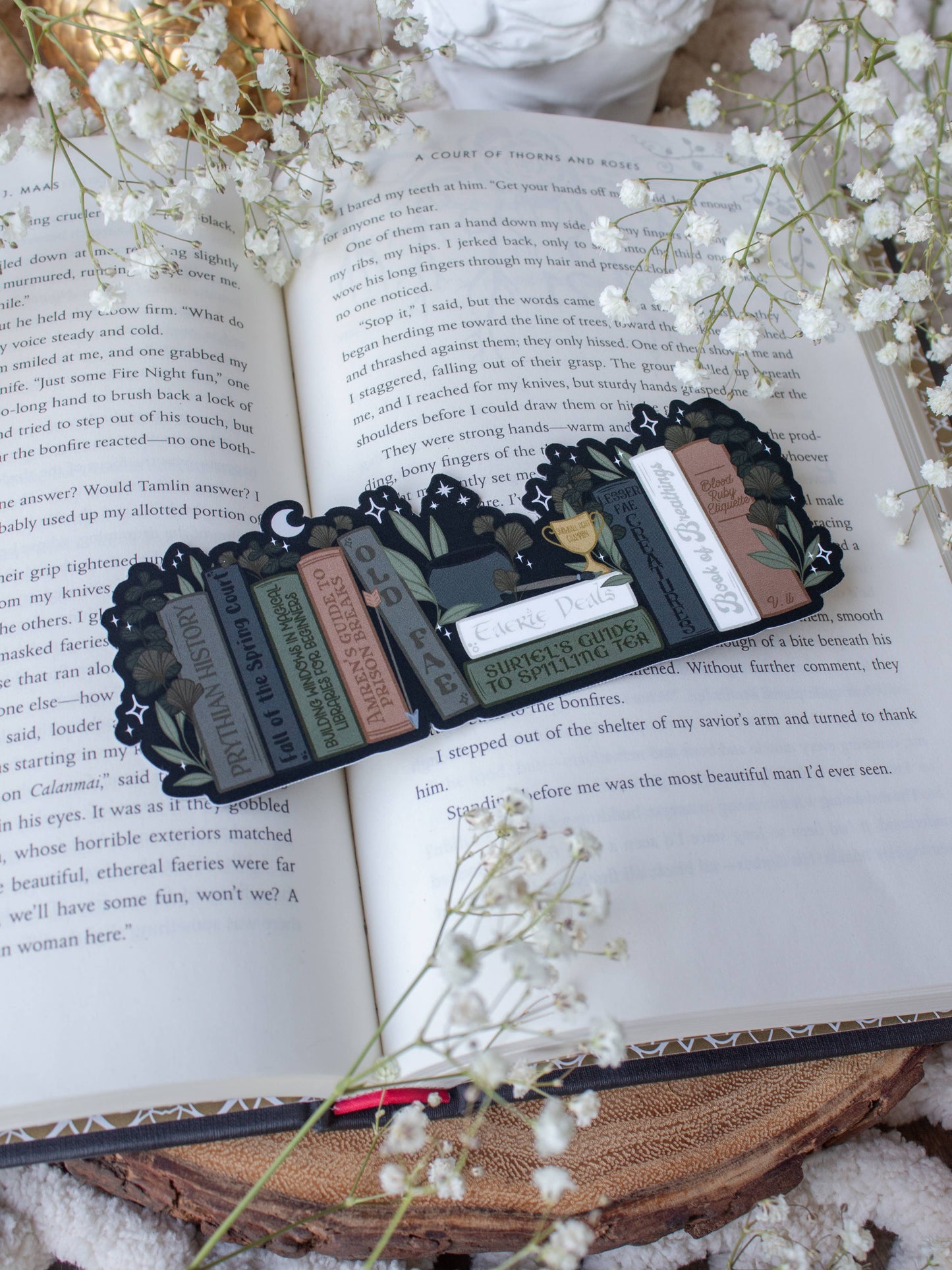 Feyre's Bookshelf Bookmark | ACOTAR