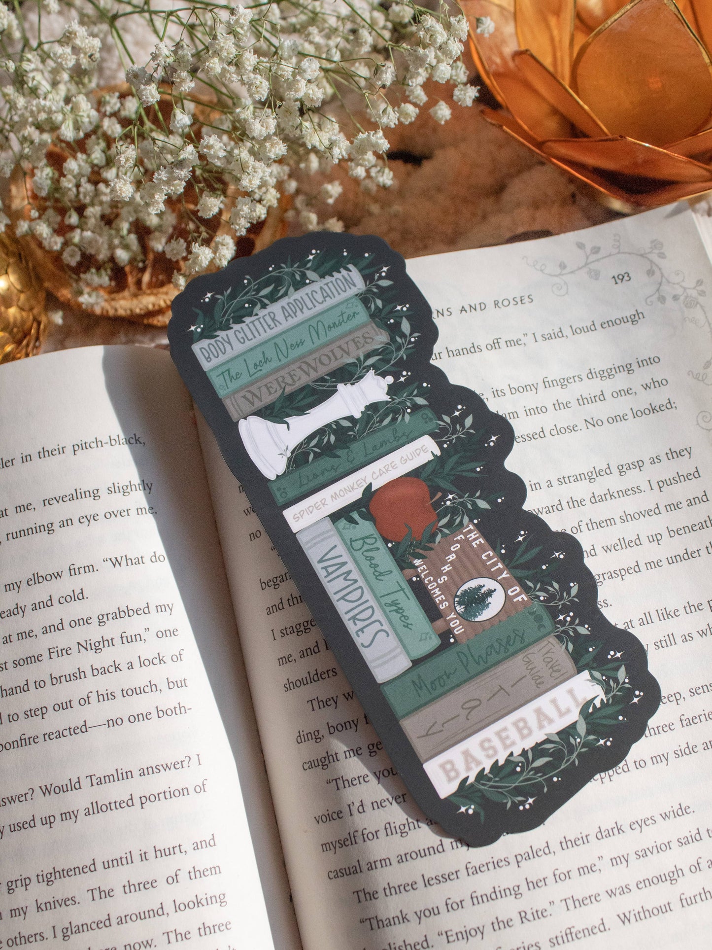 Forks, Washington Bookshelf Bookmark