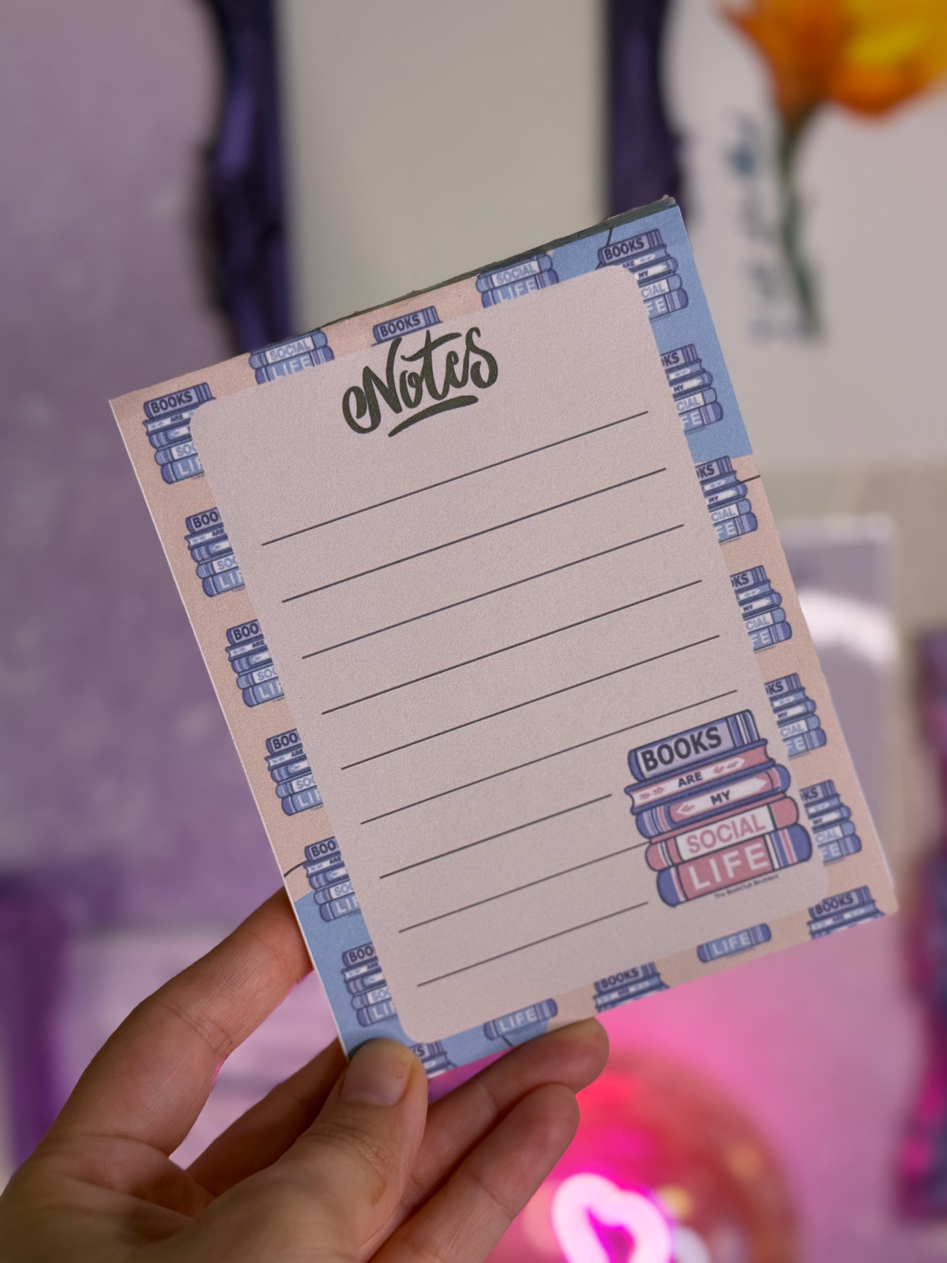 Books are my social Life Notepad – The BookClub Boutique