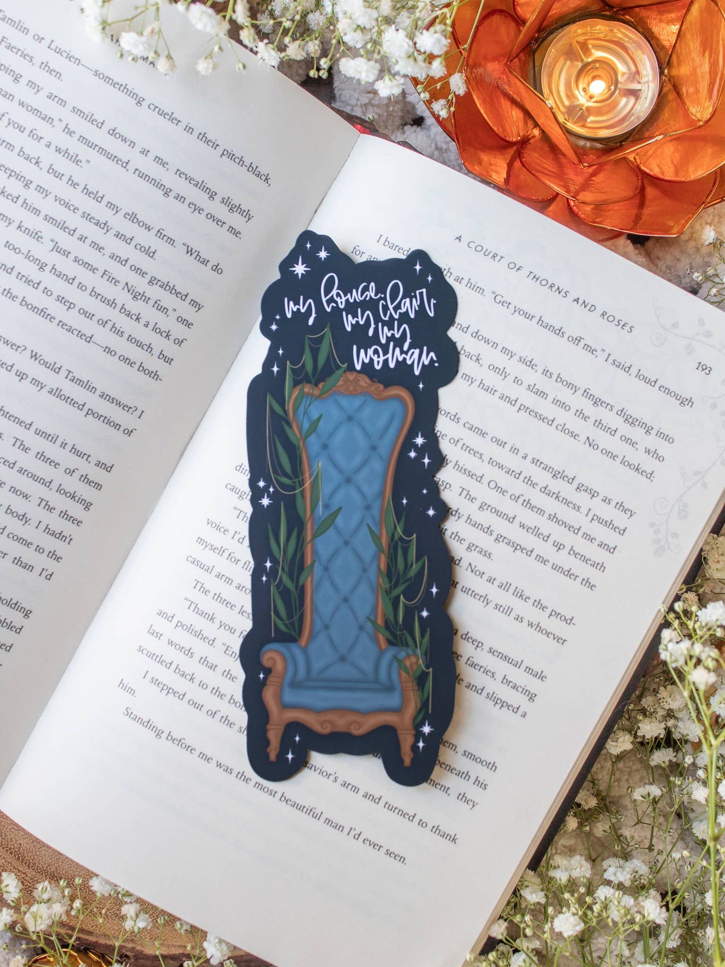 Fourth Wing Xaden's Throne Bookmark