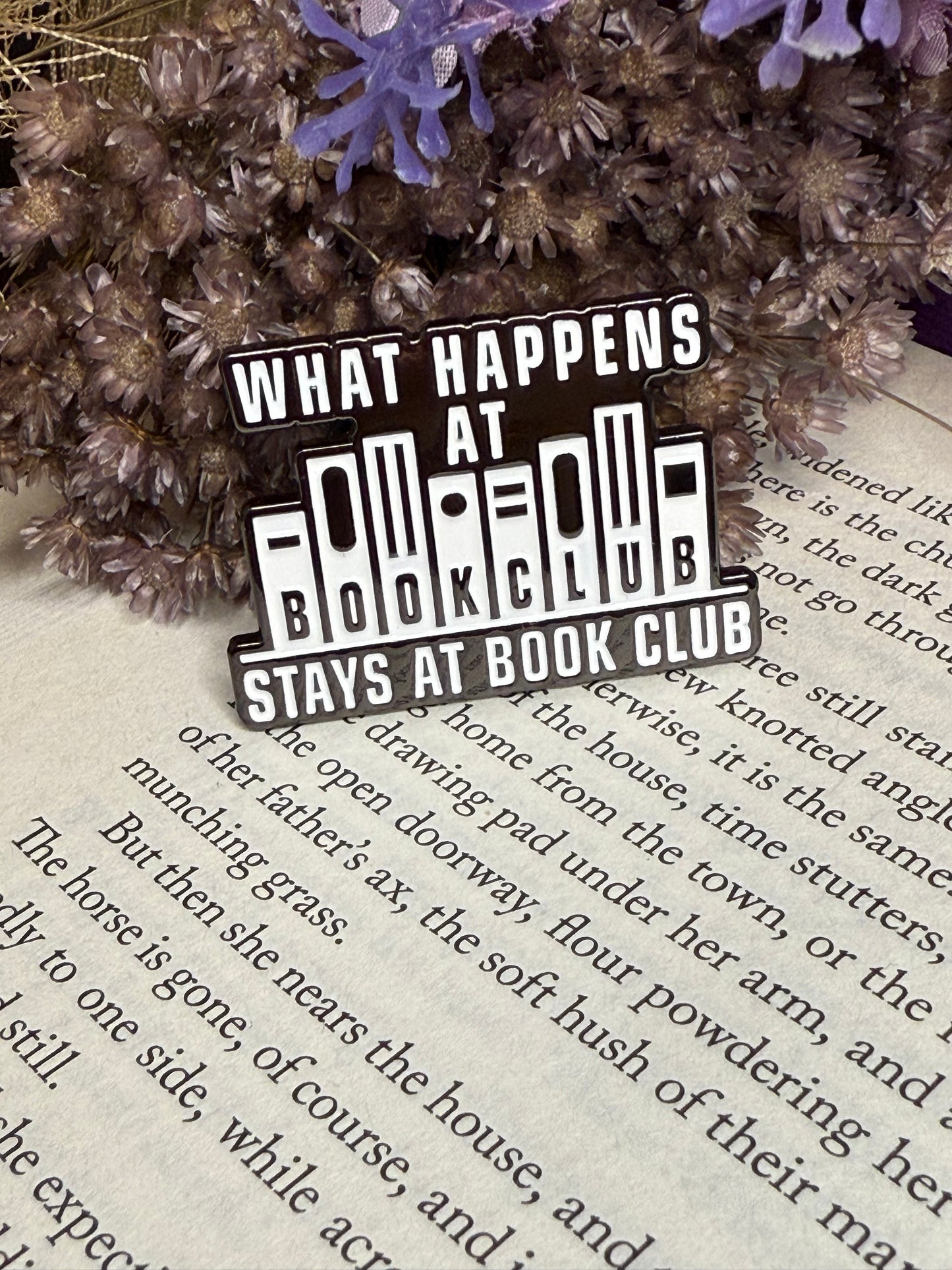 What happens at Bookclub stays at Bookclub - Pin