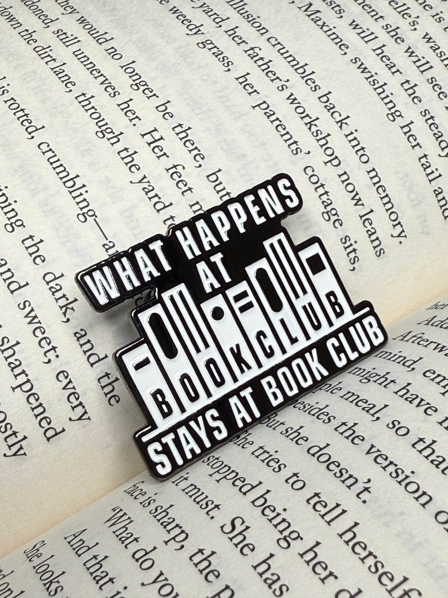 What happens at Bookclub stays at Bookclub - Pin