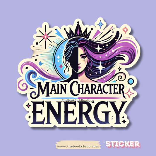 Main character energy sticker