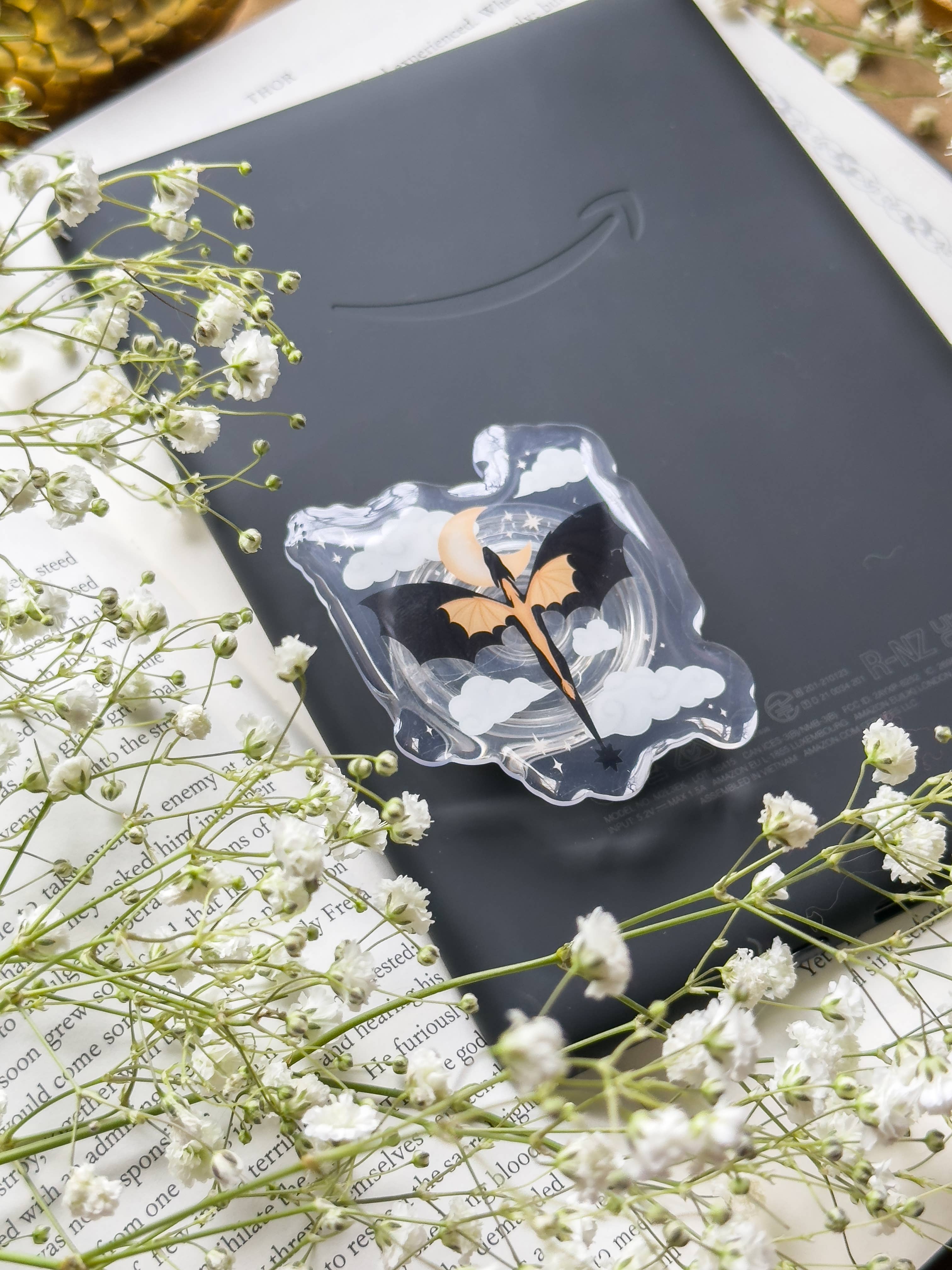 Fourth Wing Dragon Violet’s Signet Kindle Grip