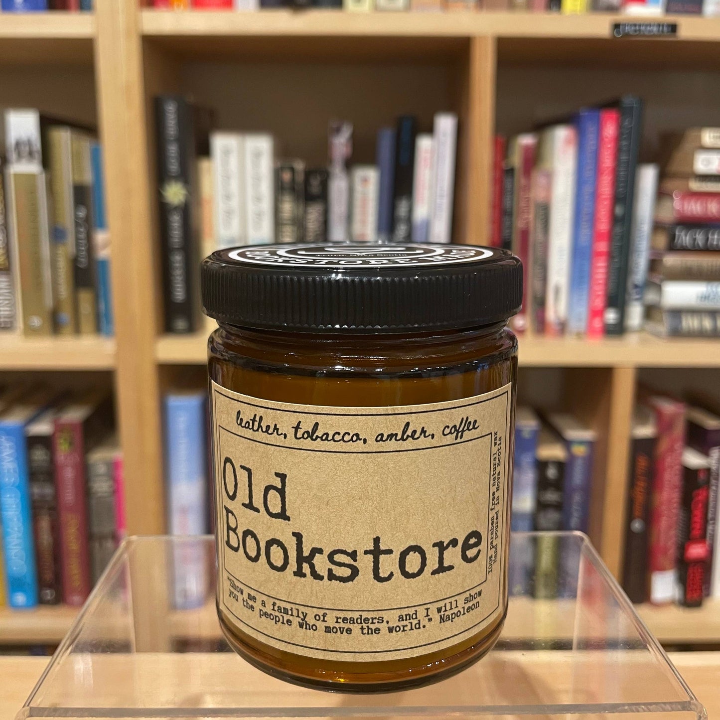 Old Bookstore - Leather & Coffee Scented Candle