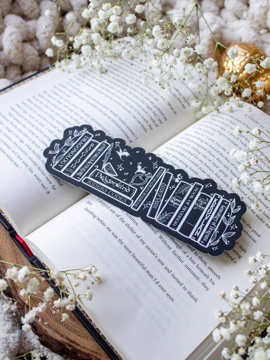 Fourth Wing Violet's Bookshelf Bookmark