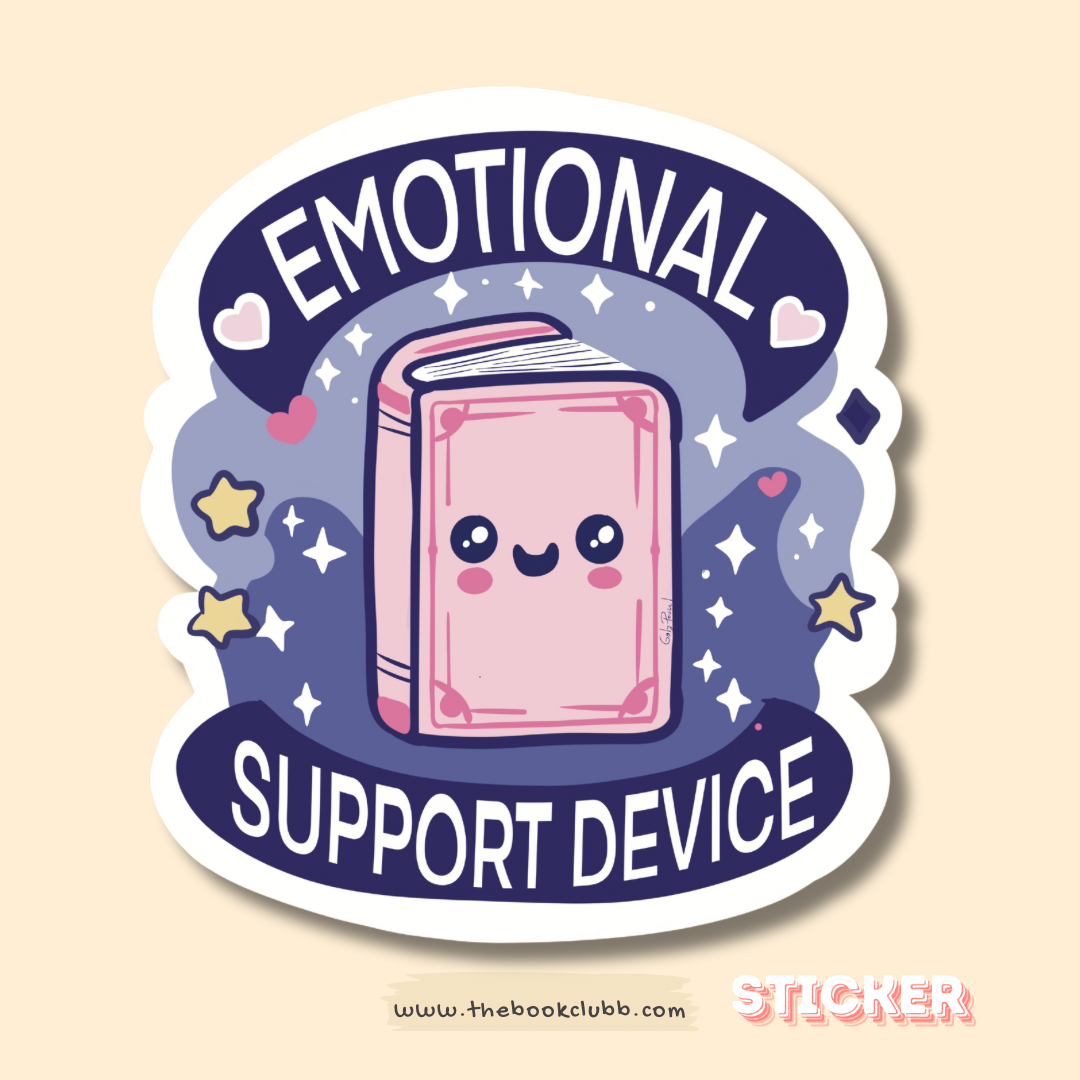 Emotional support device sticker