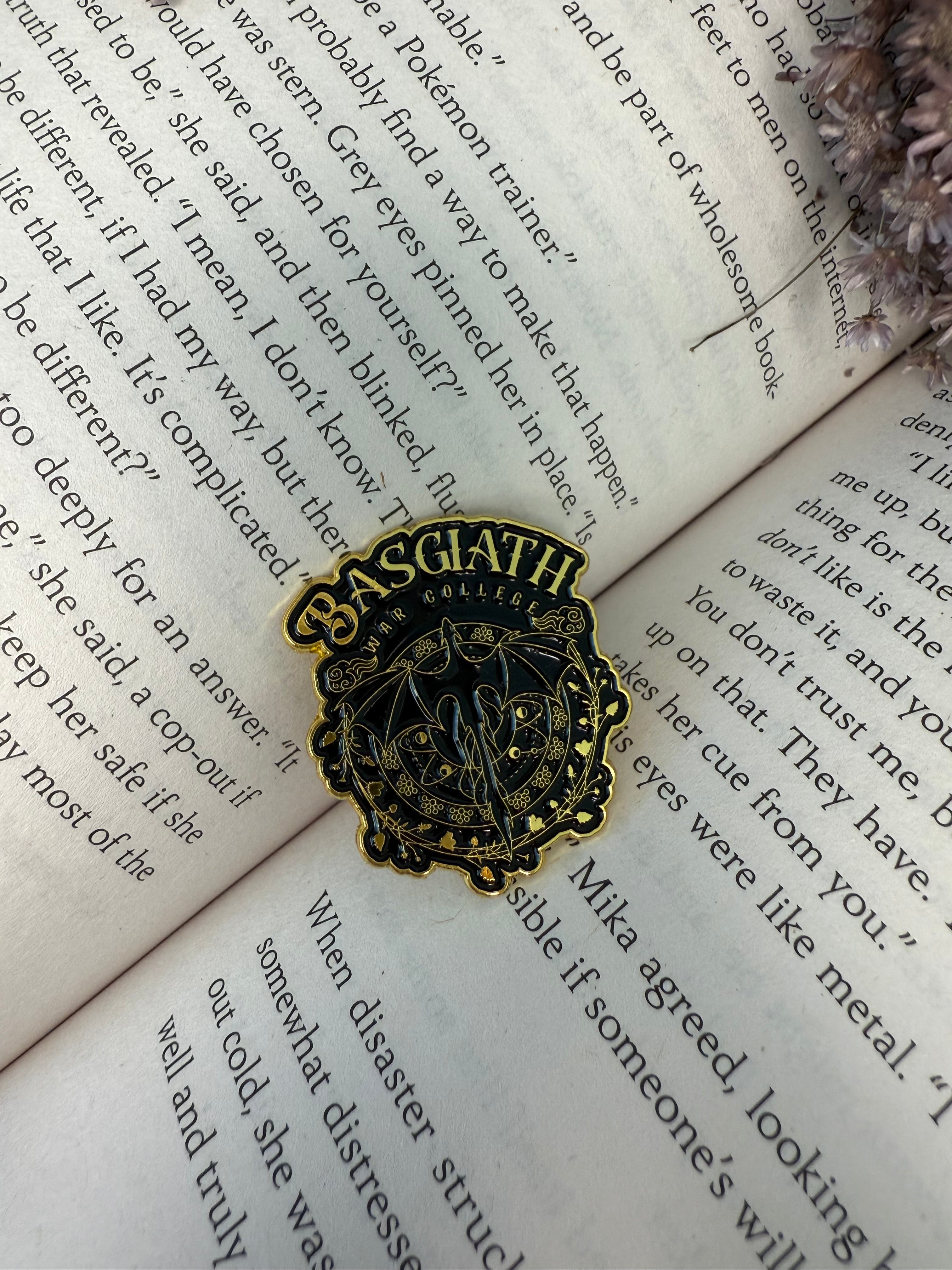 Basgiath war college pin