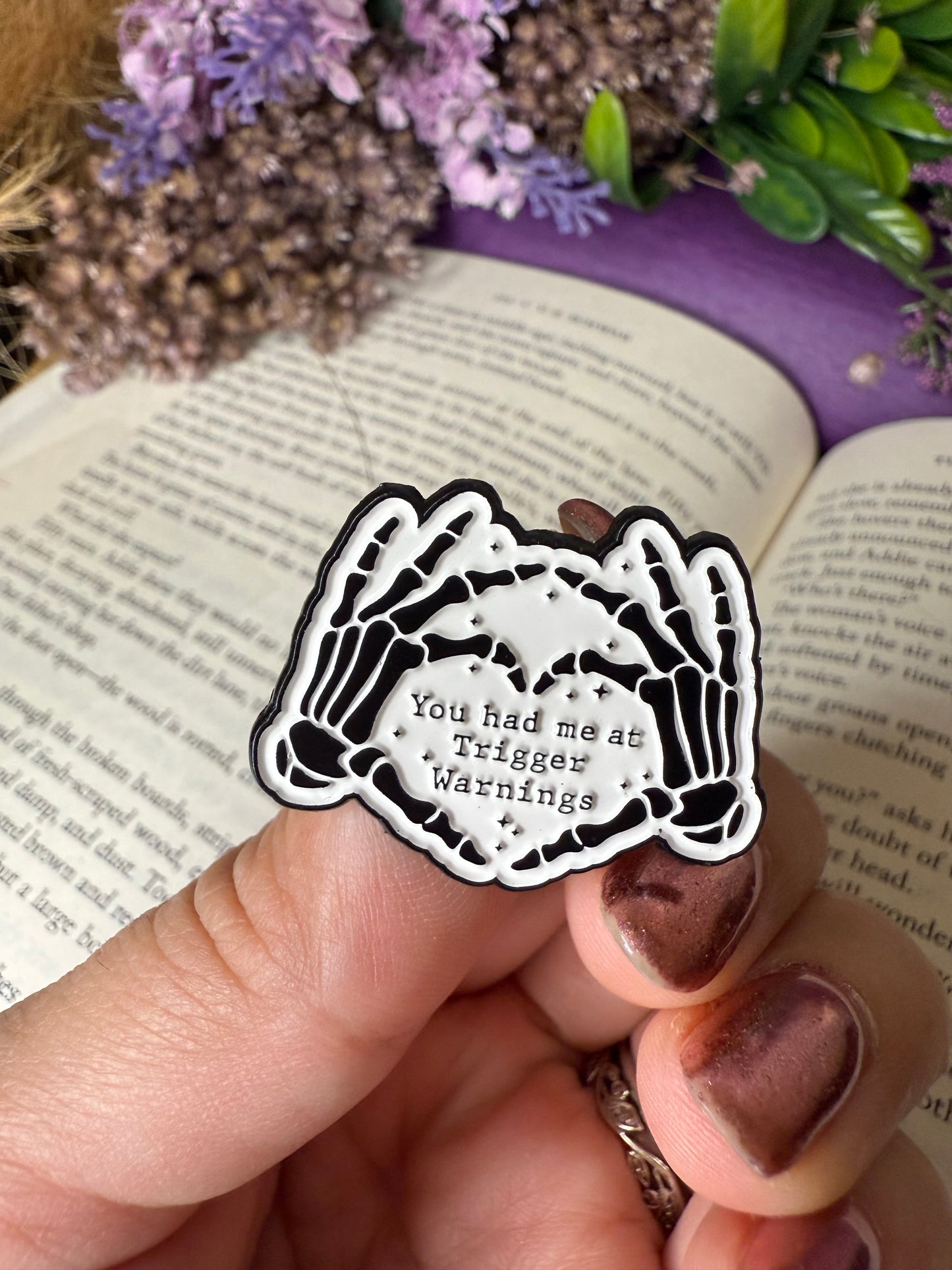 You had me at trigger warnings pin