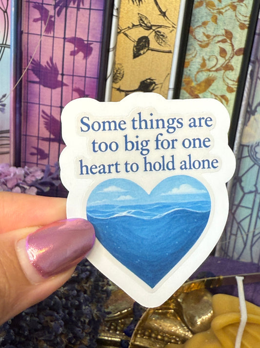 Some things are too big sticker