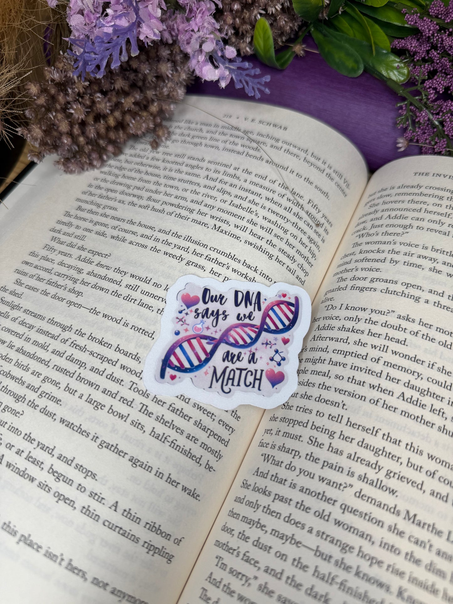 Our DNA says we are a match sticker