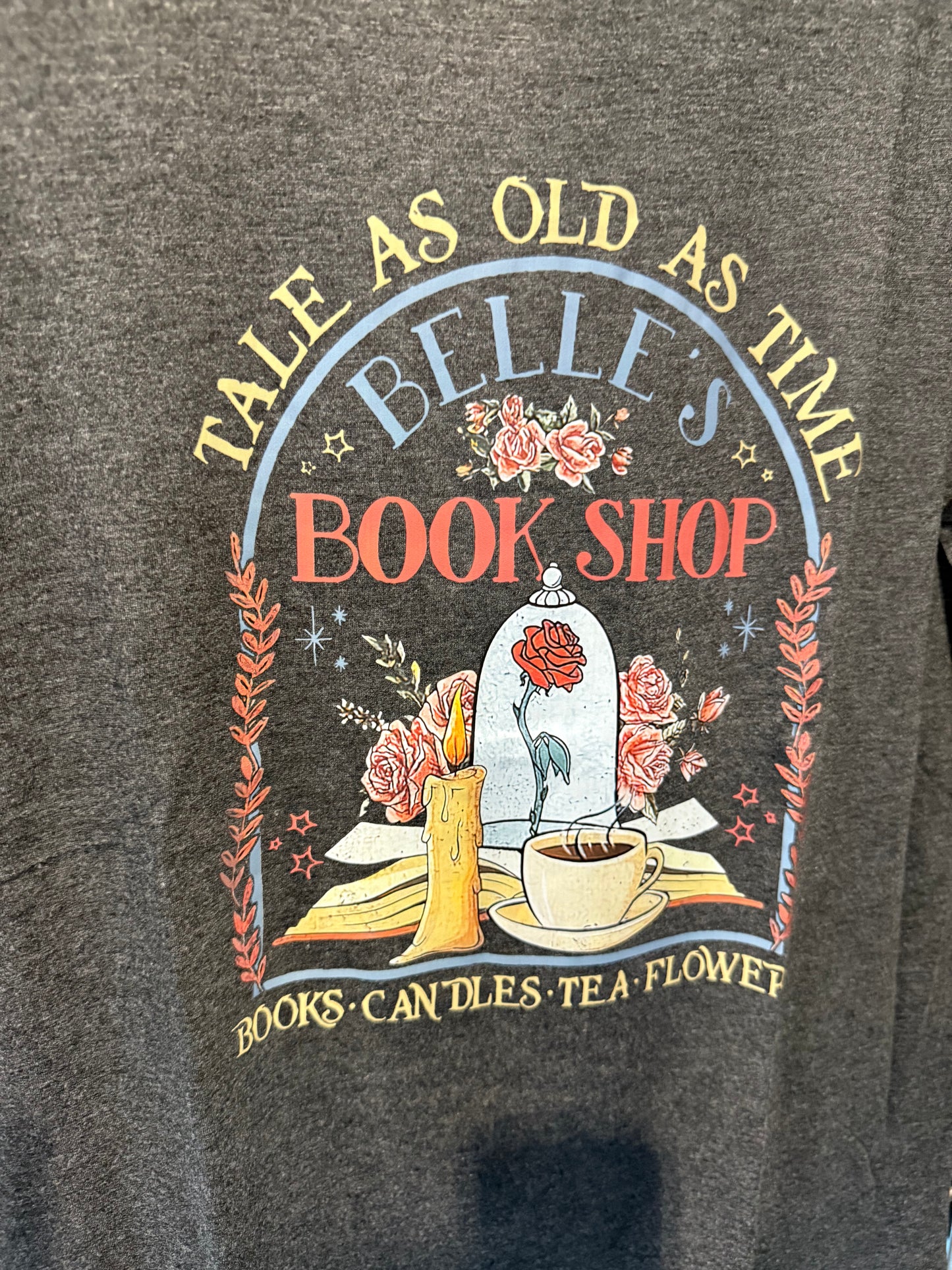 Belle’s bookshop tshirt