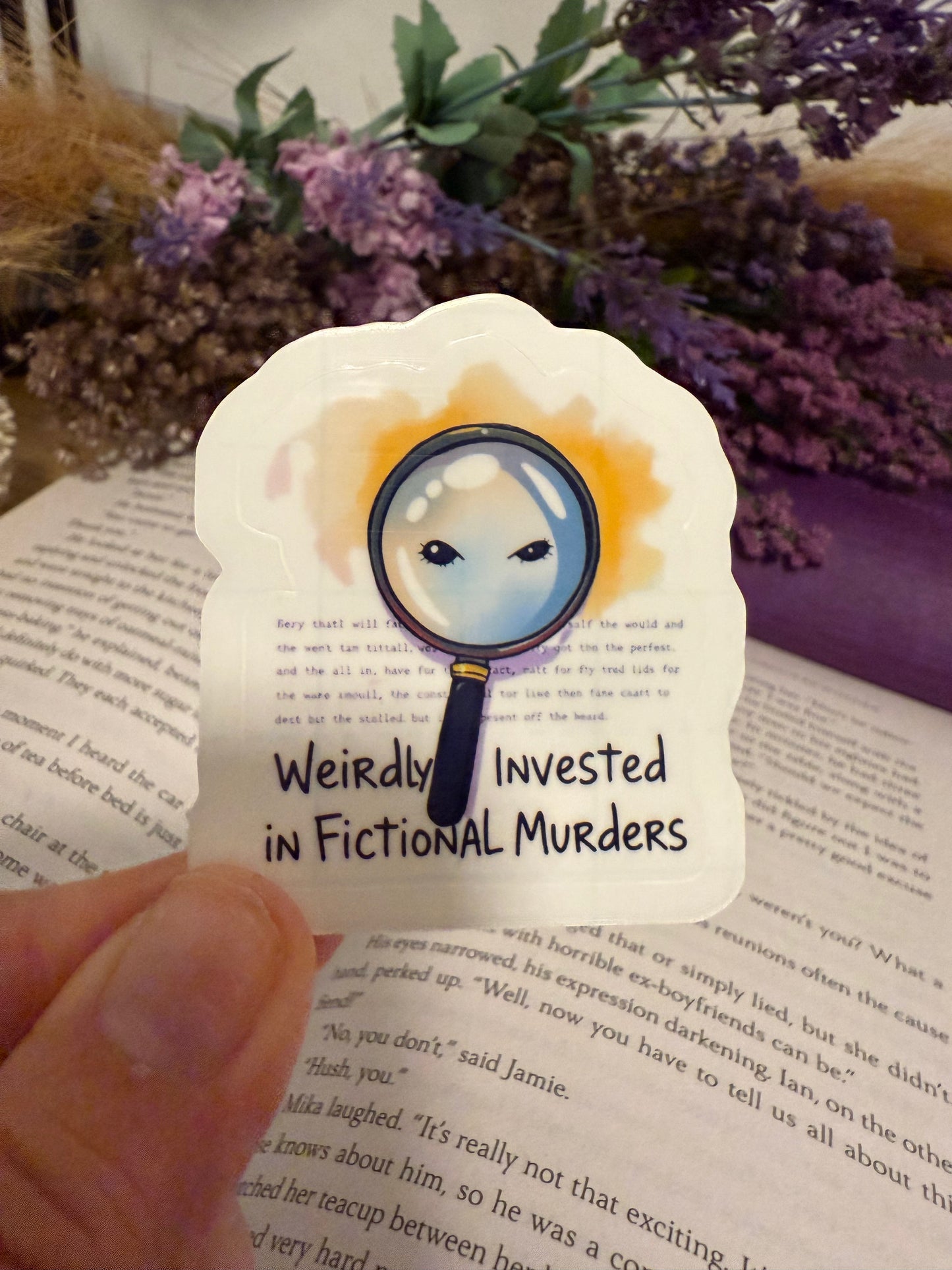 weirdly invested in fictional murders