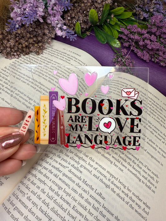 Books are my love language Decal