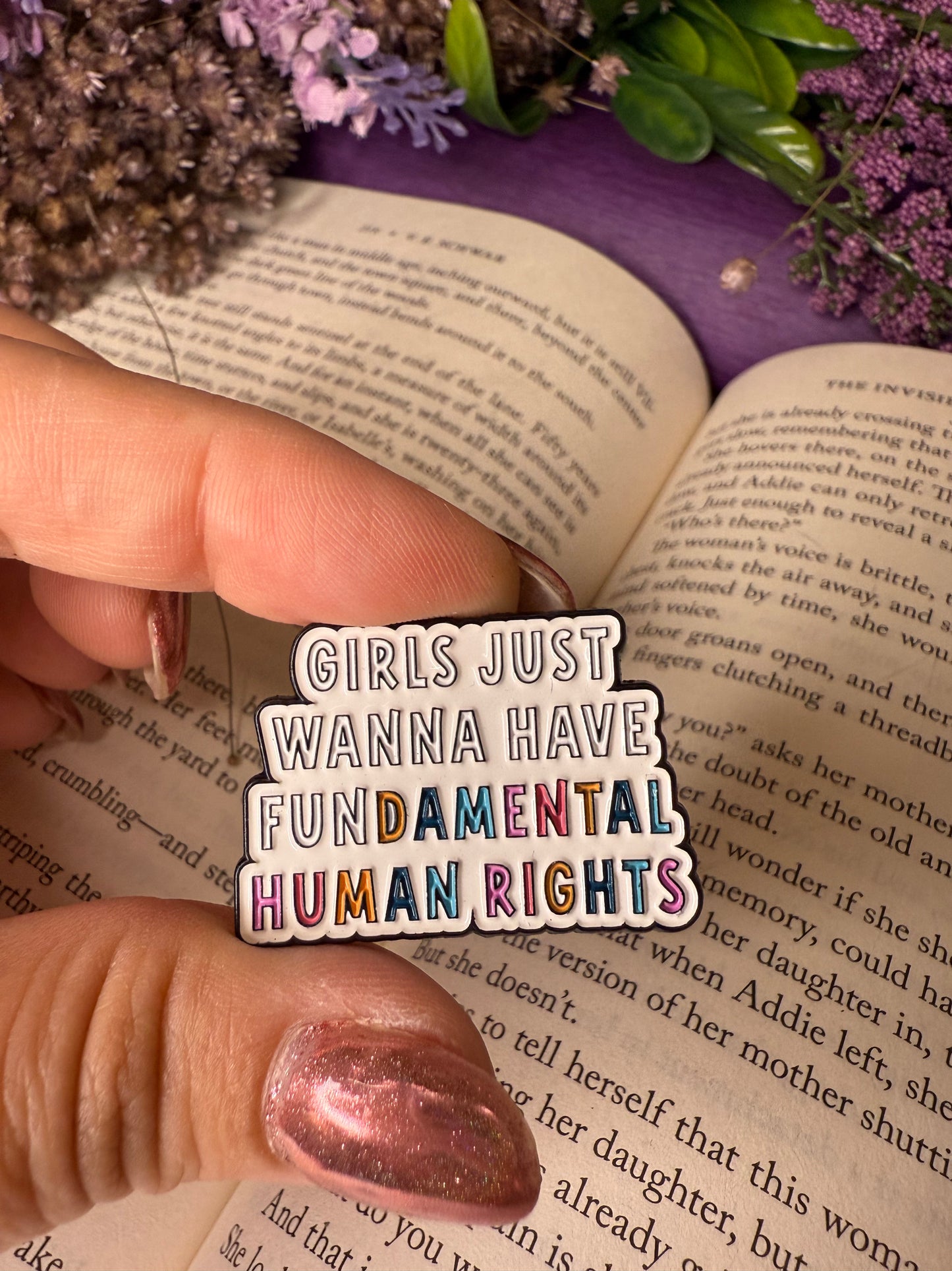 Fundamental Human Rights pin