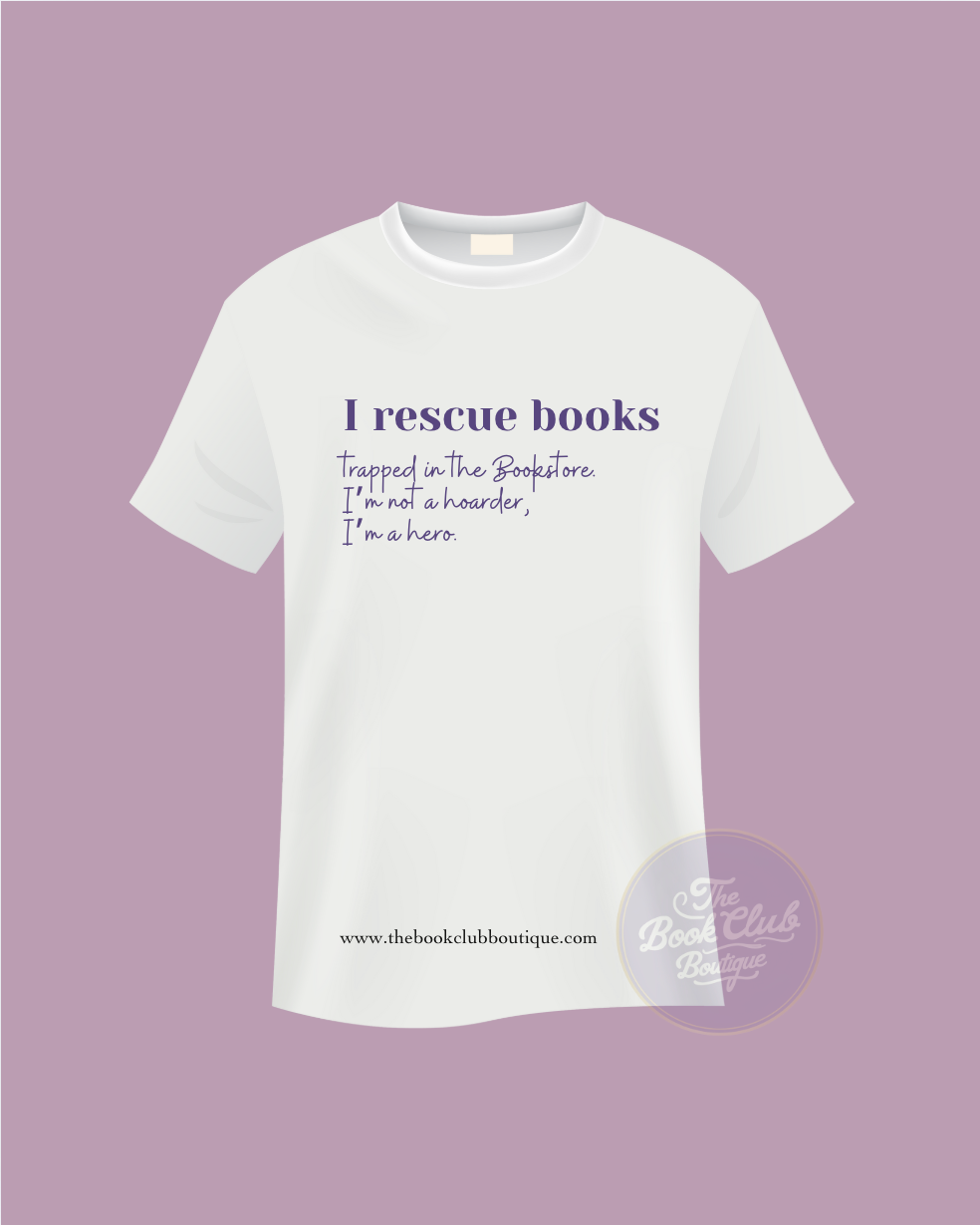 I rescue Books t-shirt