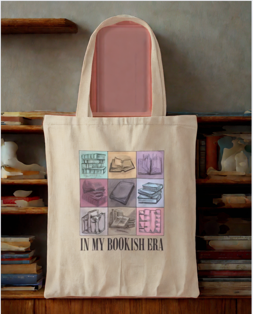 In my bookish era tote bag