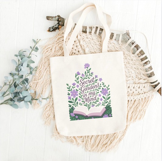 Secret gardens in my mind Tote Bag