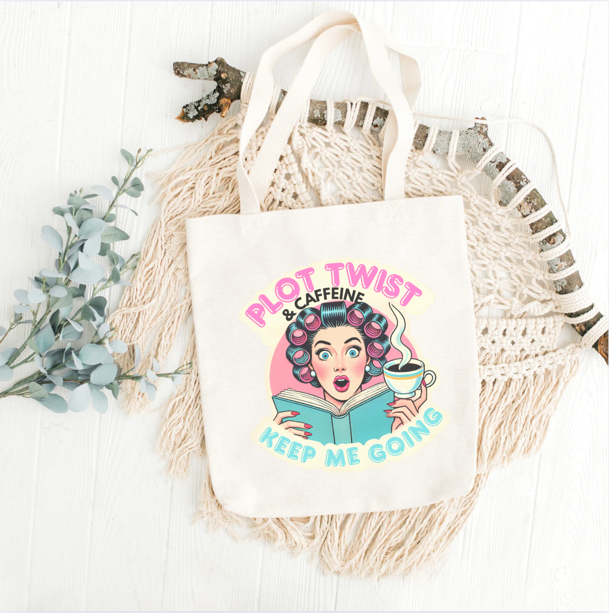 Plot Twist Tote Bag