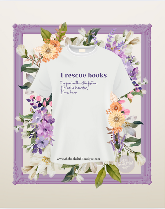 I rescue Books t-shirt