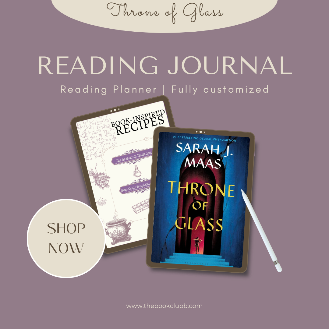 Throne of Glass Reading Journal – Printable Digital Book Companion & Tracker (PDF)