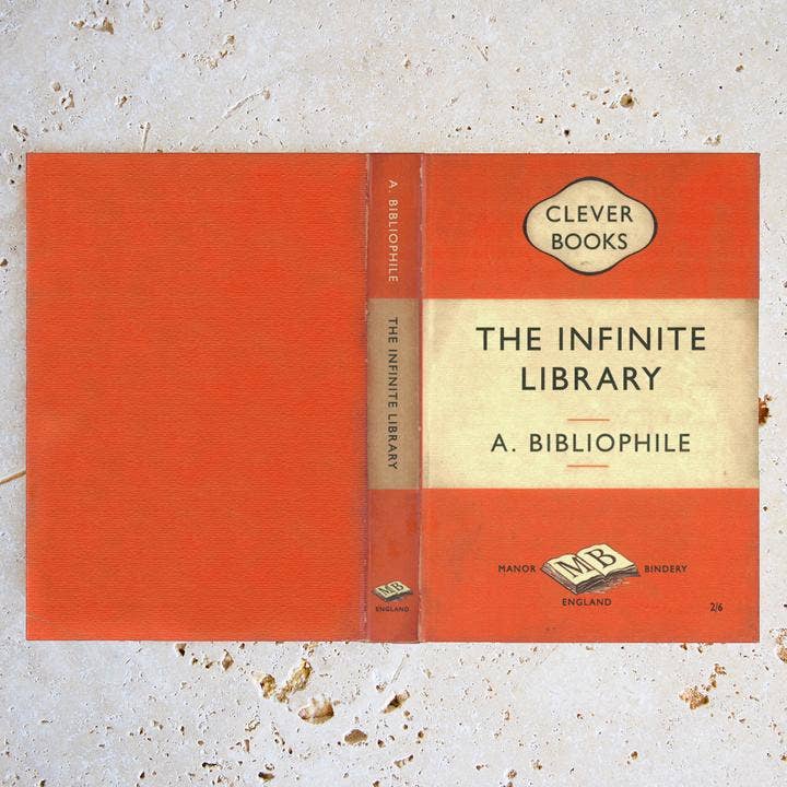 The Infinite Library / Universal Fit Cover for all Kindle & eReaders