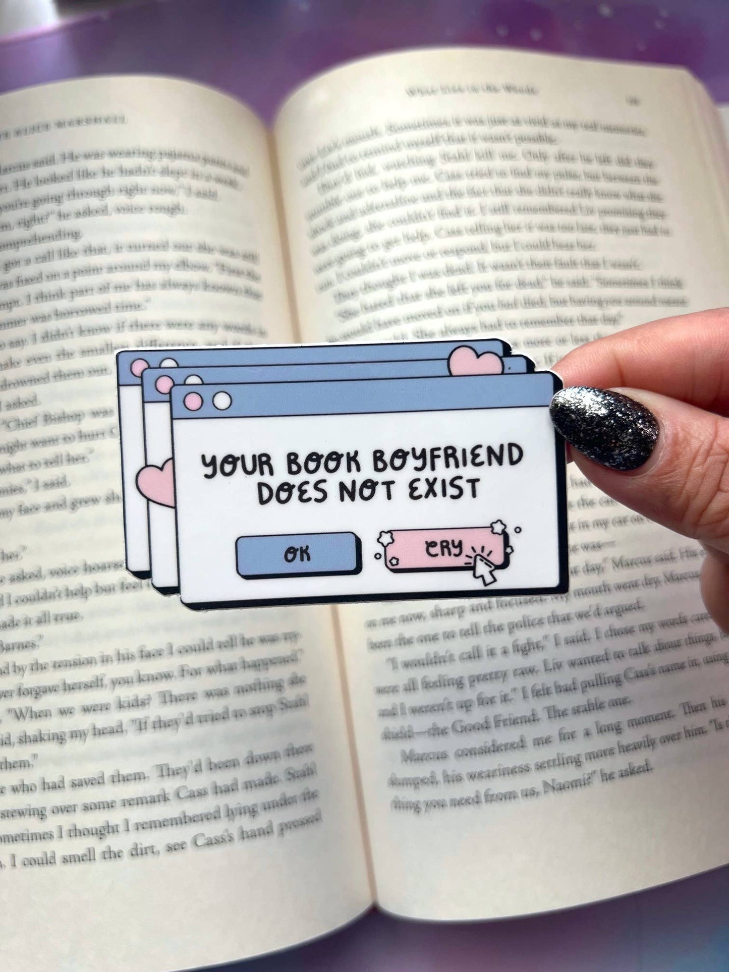 Book Boyfriend - Vinyl Waterproof Sticker