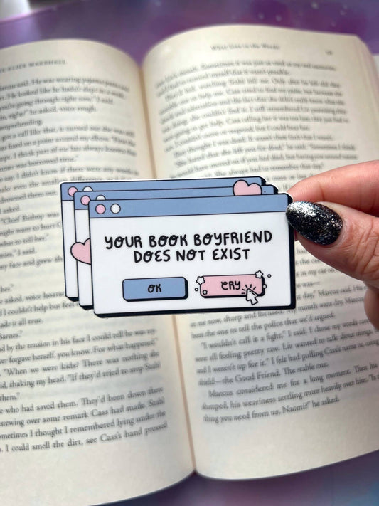 Book Boyfriend - Vinyl Waterproof Sticker