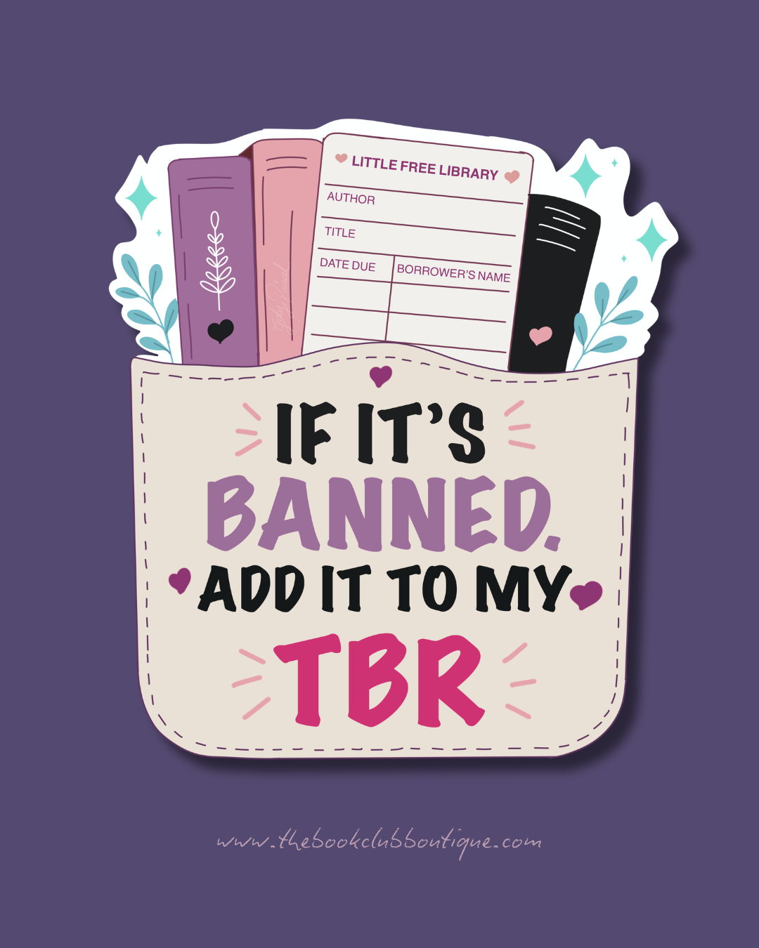 add to my TBR sticker
