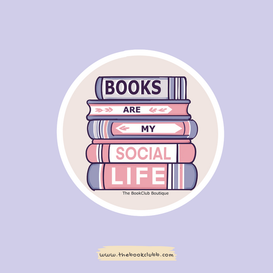 Books are my social life sticker