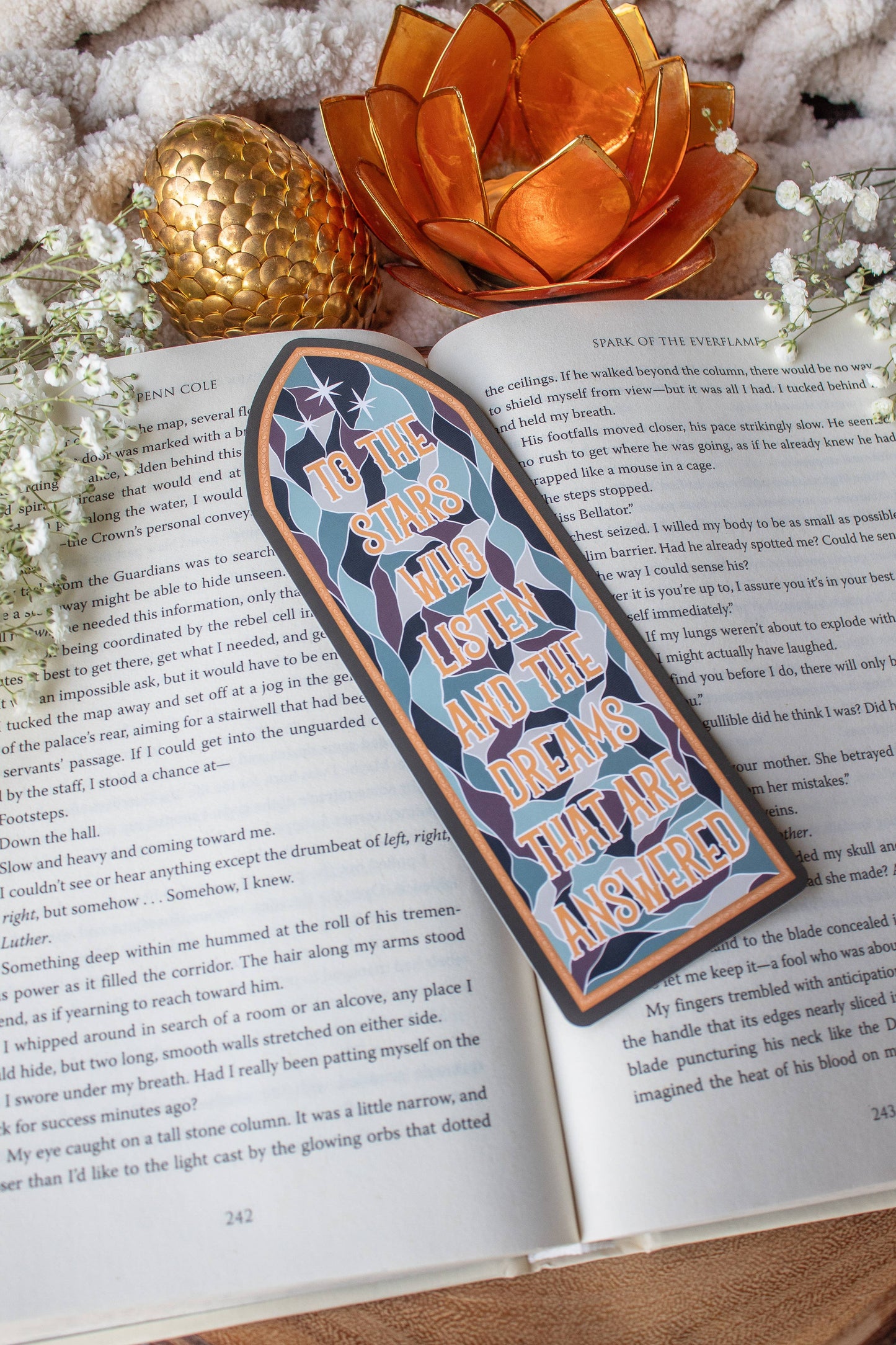 ACOTAR To The Stars Window Die-Cut Bookmark