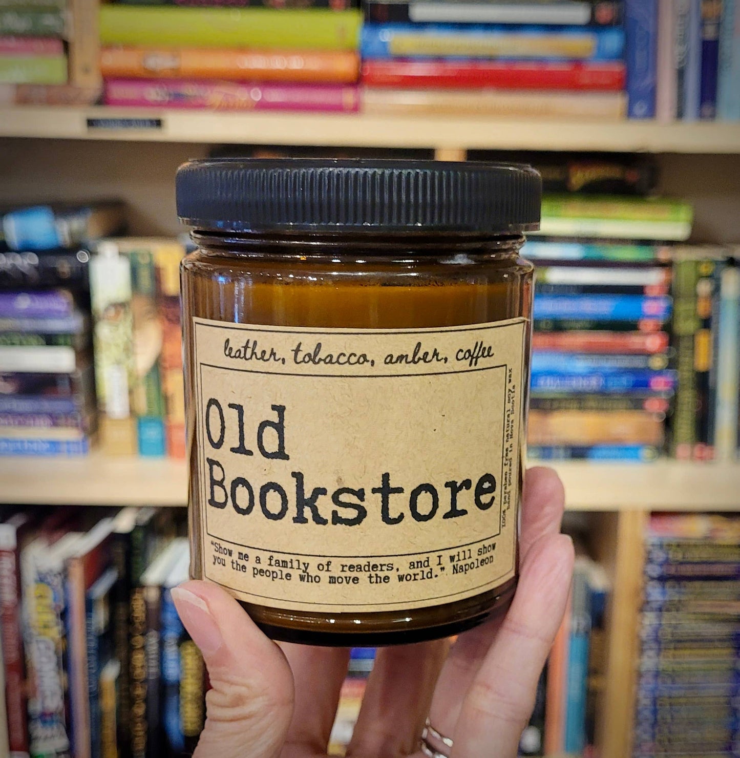 Old Bookstore - Leather & Coffee Scented Candle