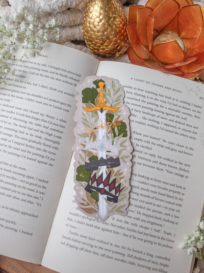 Emarion Crown Sword Die-Cut Bookmark | Everflame