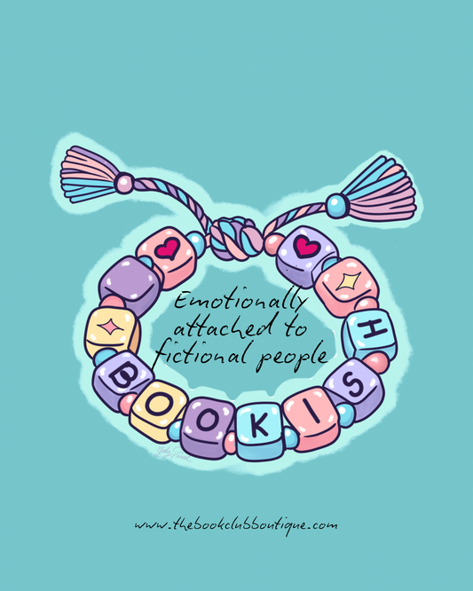 Emotionally attached to fictional people friendship bracelet sticker