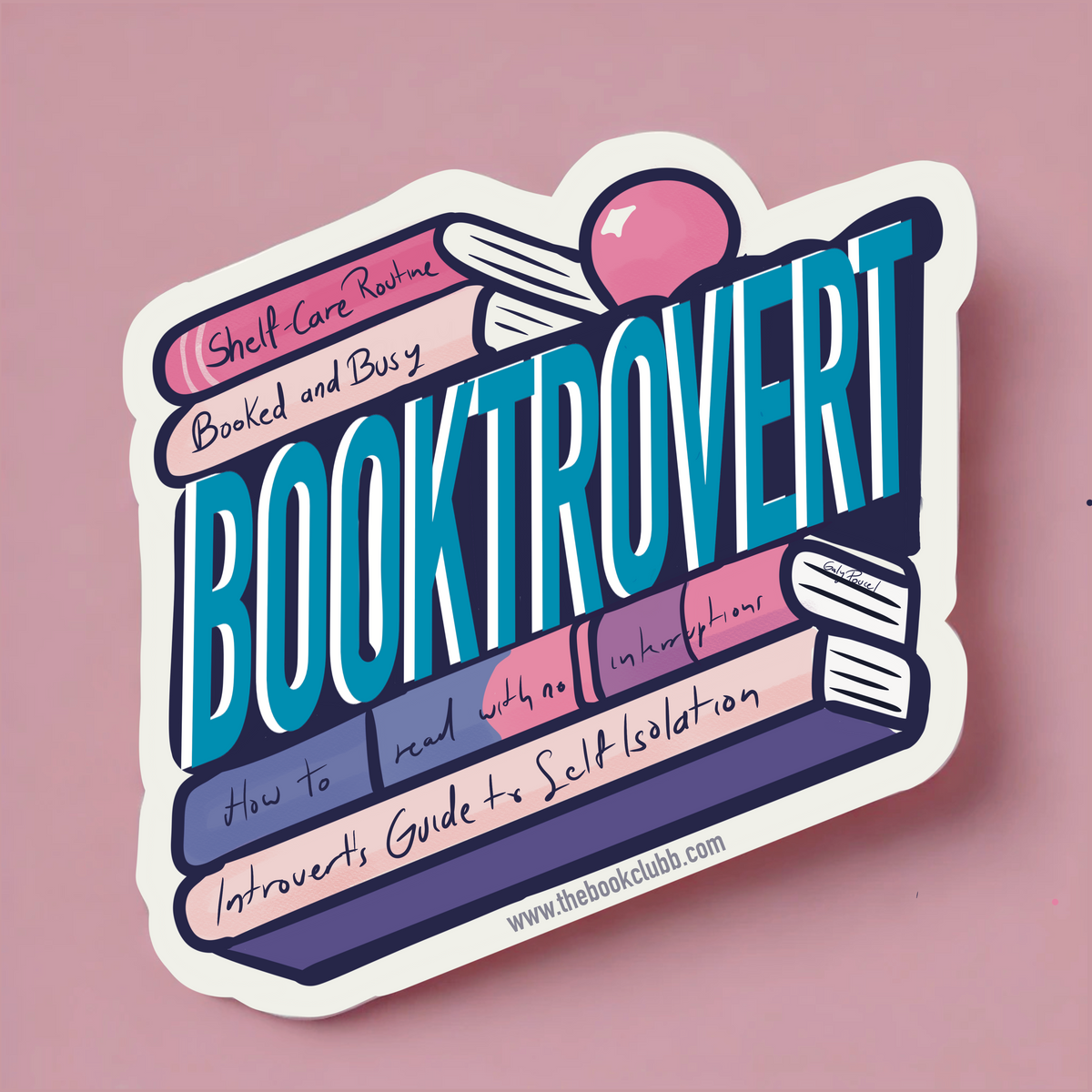 Booktrovert sticker