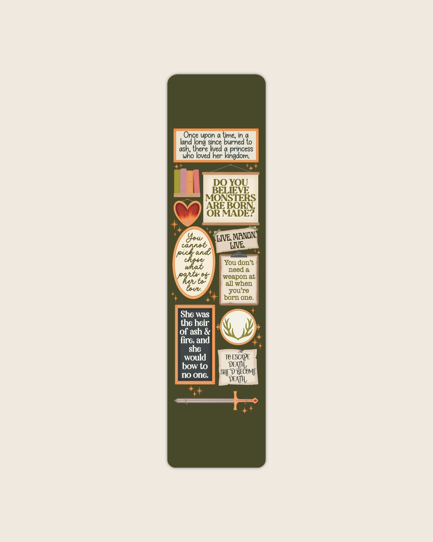 Throne of Glass | Quote Wall 2x8 Bookmark