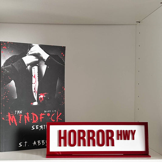 Horror Hwy Acrylic Shelf Sign w/ Stand
