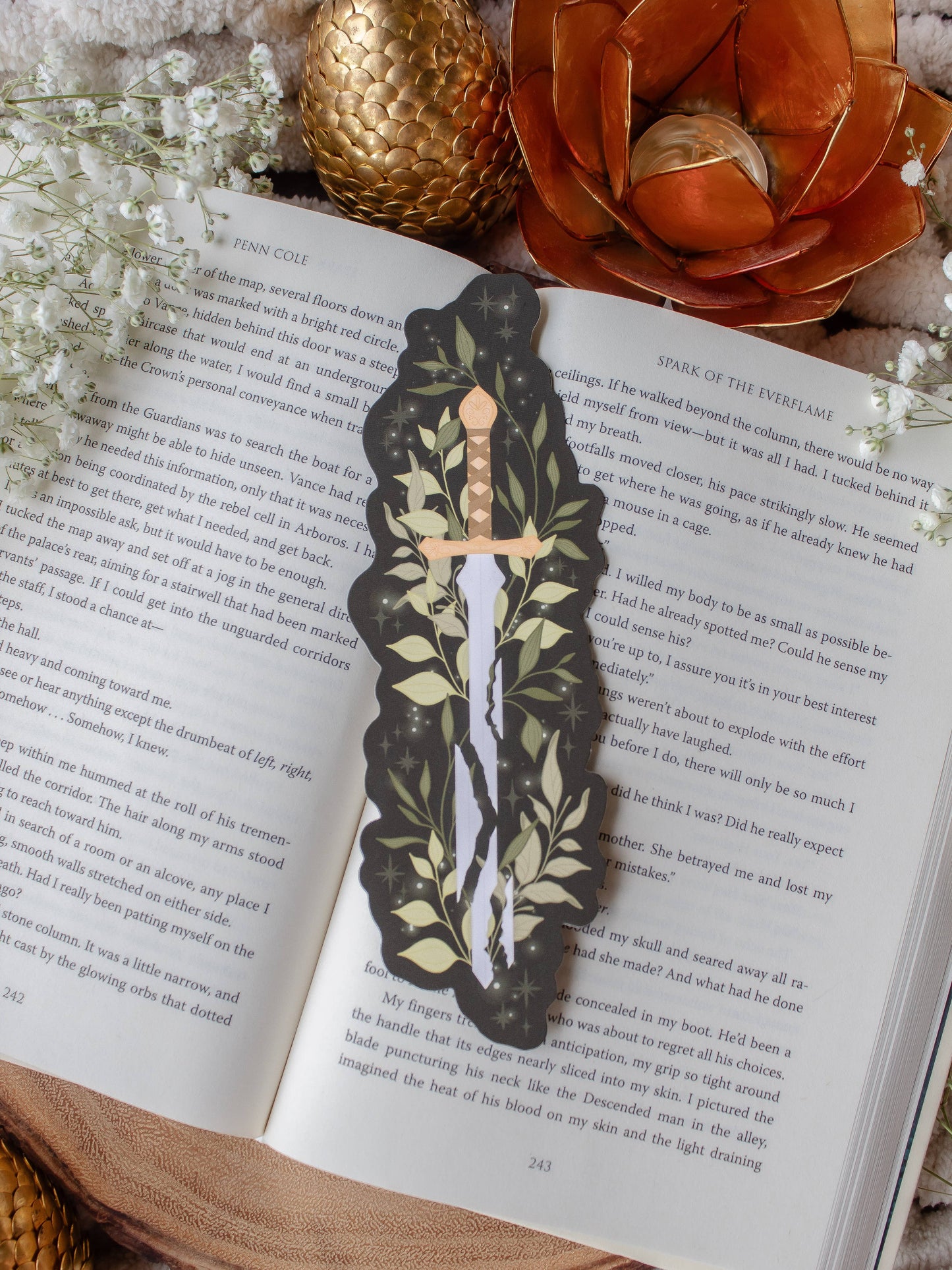 Broken Blade Fantasy Die-Cut Bookmark
