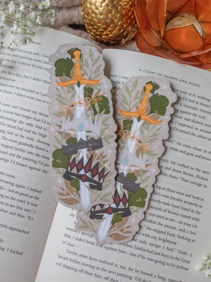 Emarion Crown Sword Die-Cut Bookmark | Everflame