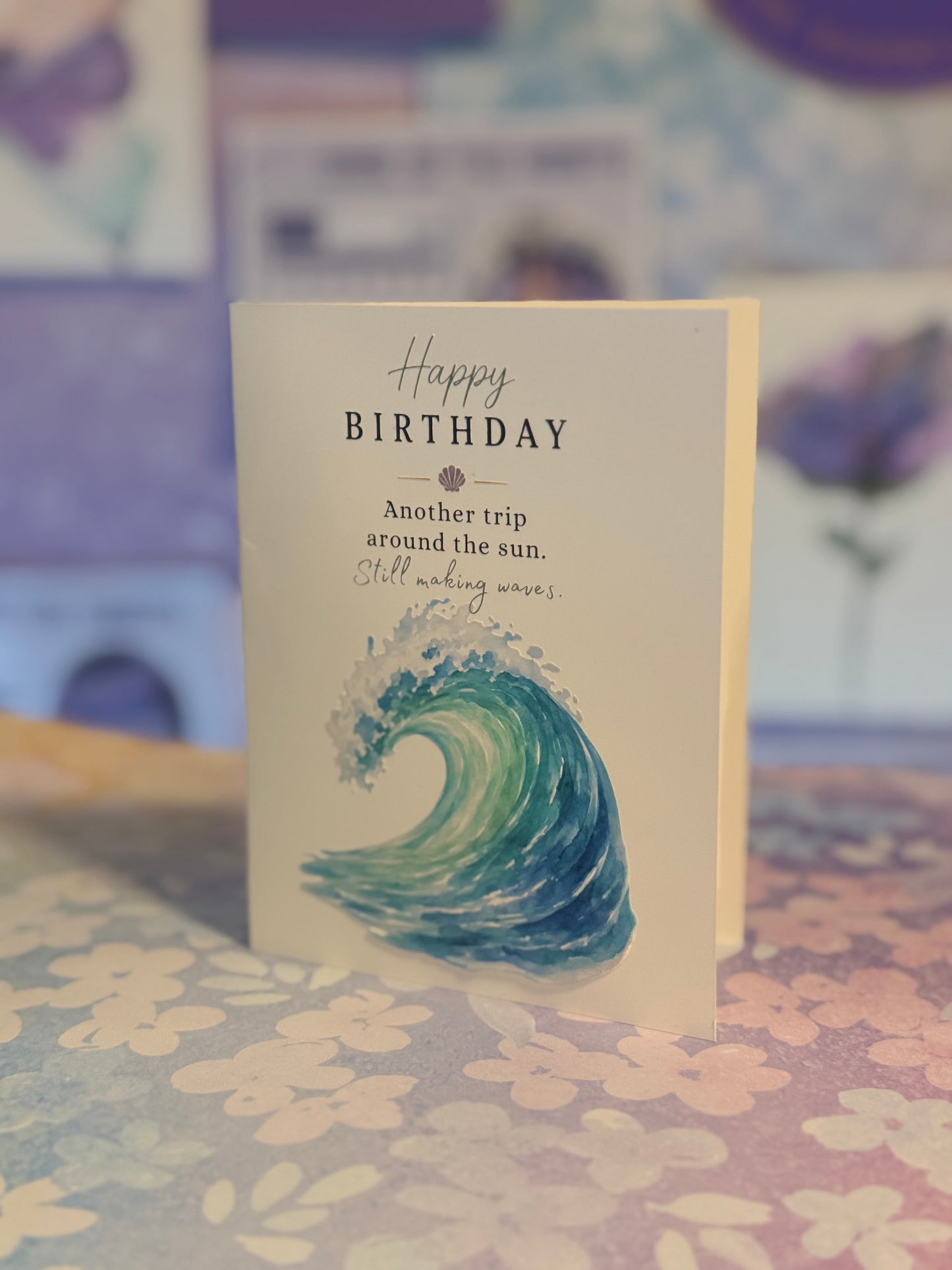 Happy Birthday Card - wave