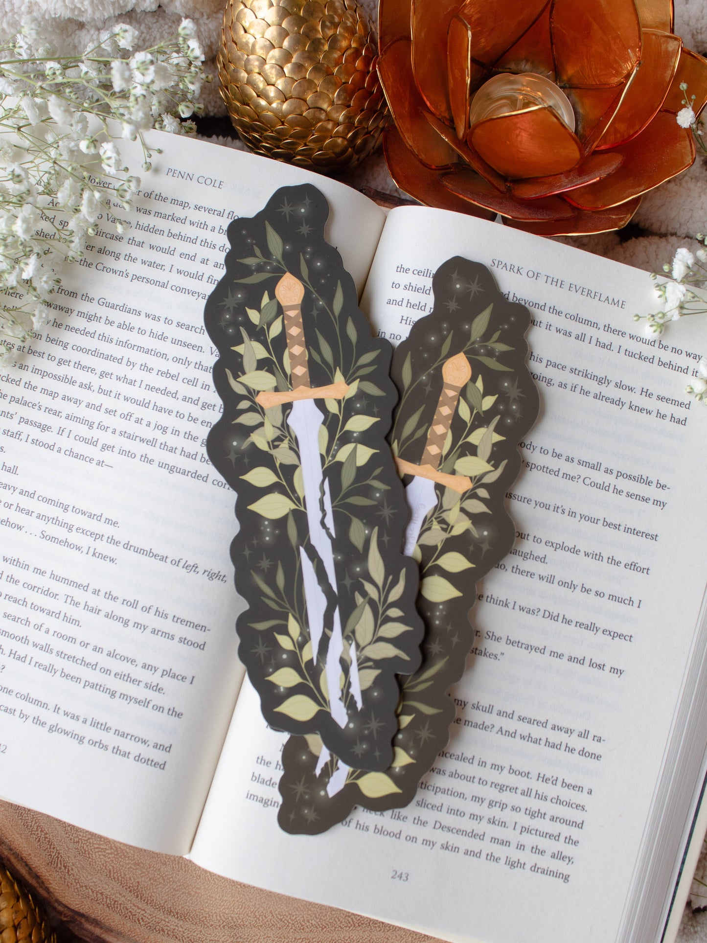 Broken Blade Fantasy Die-Cut Bookmark