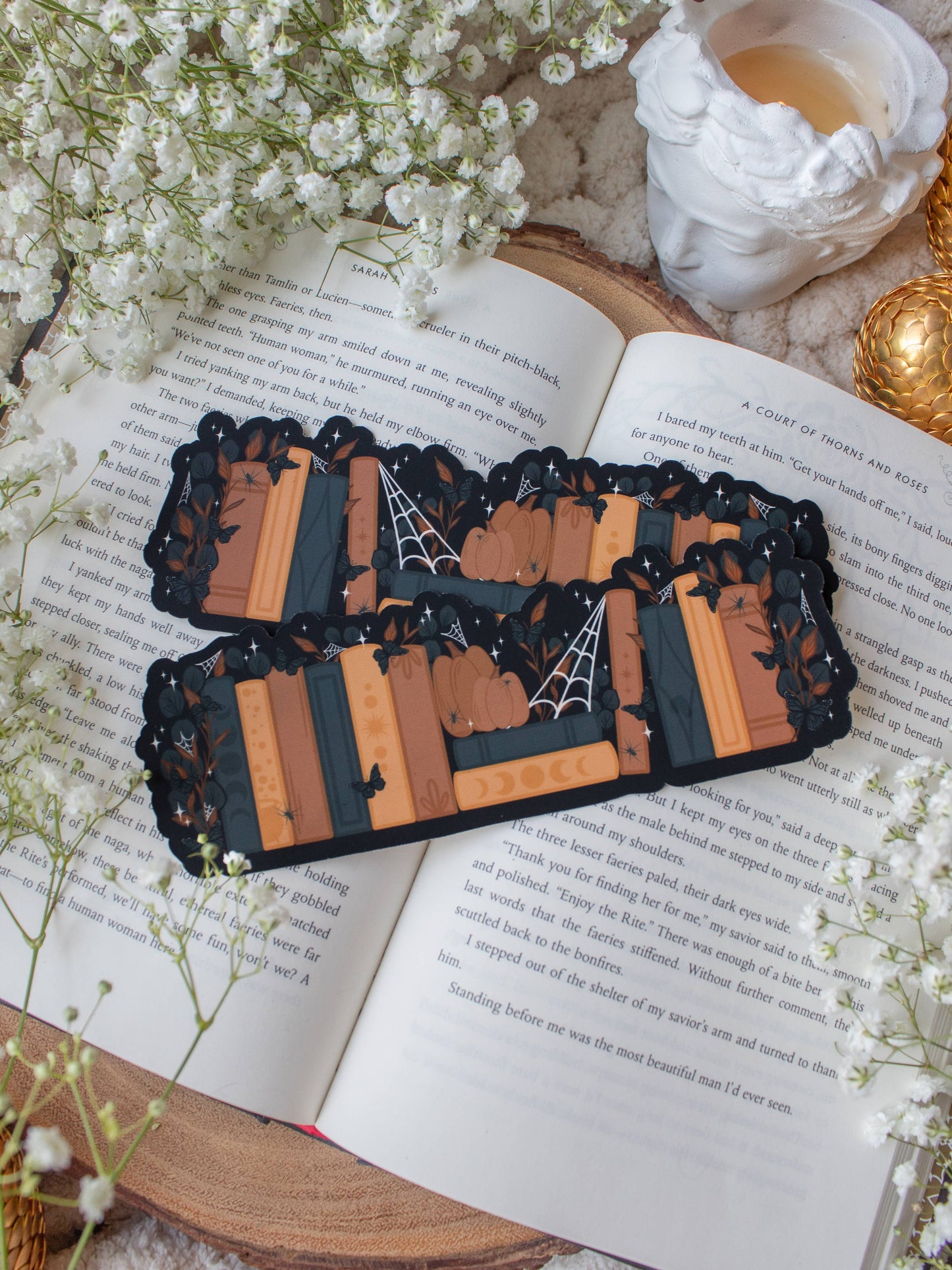 Autumn / Halloween Die-Cut Bookmarks