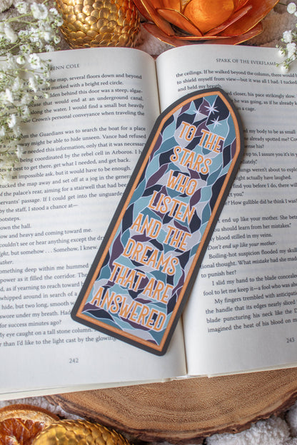 ACOTAR To The Stars Window Die-Cut Bookmark