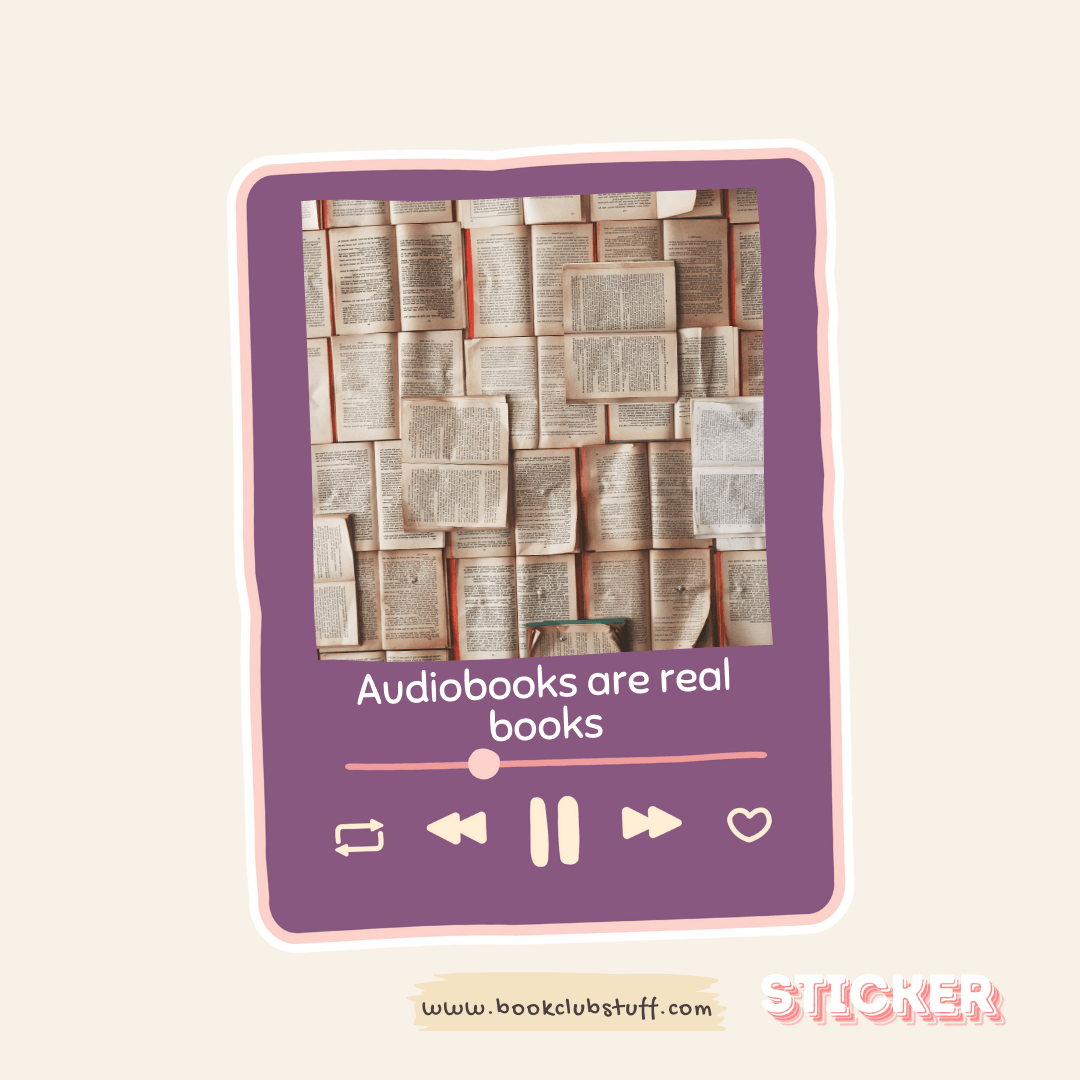 Sound Chapter Sticker Audiobooks sticker | The bookclub boutique | Book stickers – The ...
